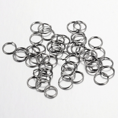 Iron Open Jump Rings IFIN-A018-4mm-B-1