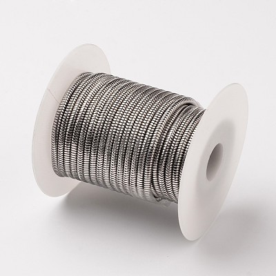 Tarnish Resistant 304 Stainless Steel Flat Snake Chains CHS-L015-54-1