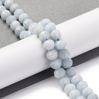 Natural Aquamarine Beads Strands G-K380-A50-01-1