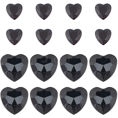 200Pcs 2 Style Acrylic Rhinestone Cabochons MACR-GF0001-03C-1