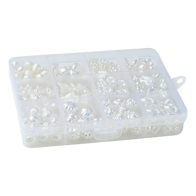 ABS Plastic Imitation Pearl Bead SACR-FS0001-82-1