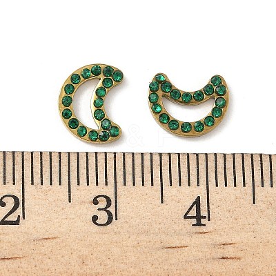 304 Stainless Steel Rhinestone Cabochons STAS-A057-04G-F01-1