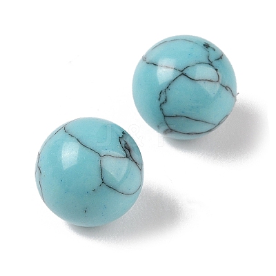 Synthetic Turquoise No Hole Sphere Beads G-K353-04A-12-1