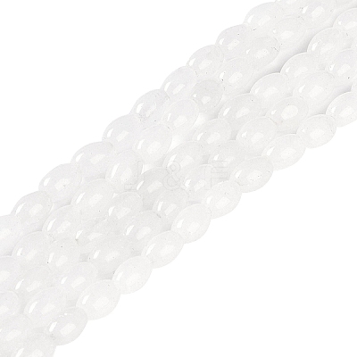 Natural White Jade Beads Strands G-K362-I04-01-1