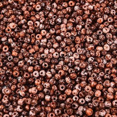 Picasso Glass Seed Beads GL-N001-01B-06-1