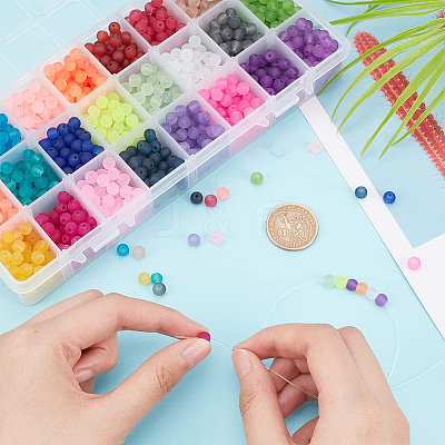 Transparent Glass Beads GLAA-PH0007-47-1