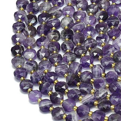 Natural Amethyst Beads Strands G-C116-A46-02B-1