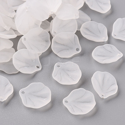 Transparent Frosted Acrylic Pendants MACR-S371-02A-701-1