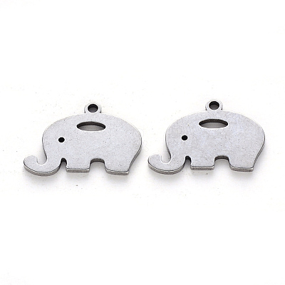 Tarnish Resistant 304 Stainless Steel Pendants STAS-N092-54-1