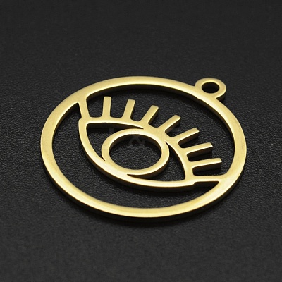 201 Stainless Steel Pendants STAS-N090-LA005-2-1
