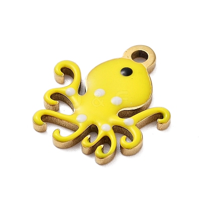 Ion Plating(IP) 201 Stainless Steel Charms STAS-A101-01B-01G-1