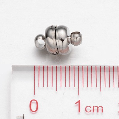 Brass Magnetic Clasps with Loops KK-H361-N-1