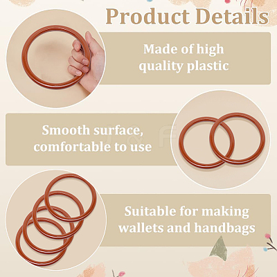 4Pcs Plastic Bag Handles FIND-PH0024-86-1