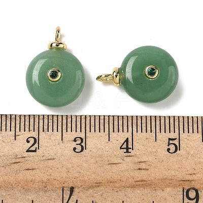 Natural Green Aventurine Pendants G-H328-08G-A06-1