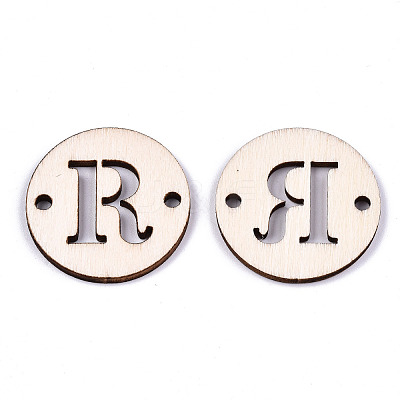 Unfinished Natural Poplar Wood Links Connectors WOOD-S045-140B-01R-1