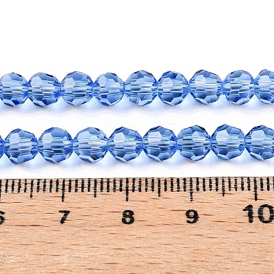 Transparent Glass Beads EGLA-A035-T6mm-D14-1