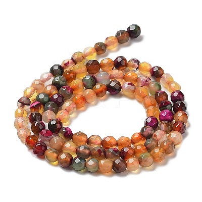 Natural Agate Beads Strands G-Q1000-01C-1