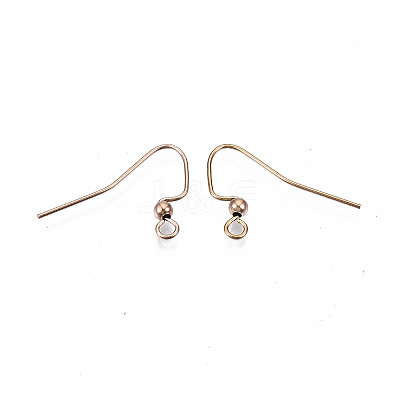 304 Stainless Steel Earring Hooks STAS-S111-010RG-NR-1
