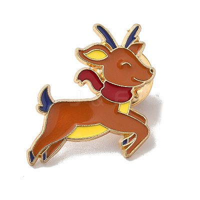 Christmas Theme Enamel Pin XMAS-R001-02G-1