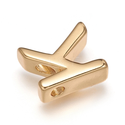 Brass Charms X-ZIRC-I037-01K-G-1