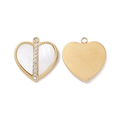 Natural White Shell Pendants STAS-J400-31G-1