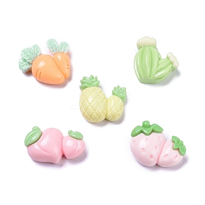 Opaque Cute Resin Decoden Cabochons RESI-B024-04-1