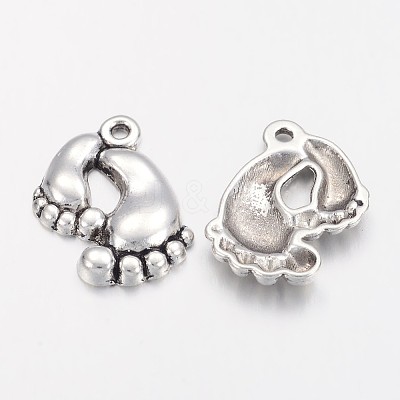 Jewelry Tibetan Style Alloy Pendants TIBEP-E121-AS-1