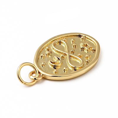 Rack Plating Brass Pendants KK-H431-49G-1