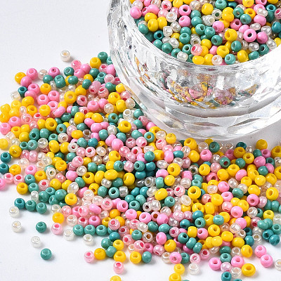 Glass Round Seed Beads SEED-S057-R-003-1