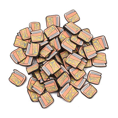 Back to School Handmade Polymer Clay Cabochons CLAY-A007-11B-1