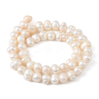 Natural Cultured Freshwater Pearl Beads Strands PEAR-L034-16B-1