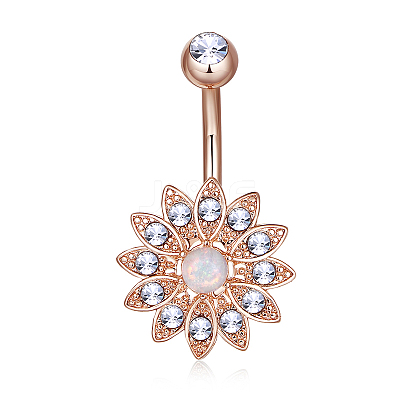 Brass Piercing Jewelry AJEW-EE0006-79RG-1