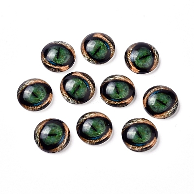 Glass Cabochons GLAA-WH0015-22F-05-1