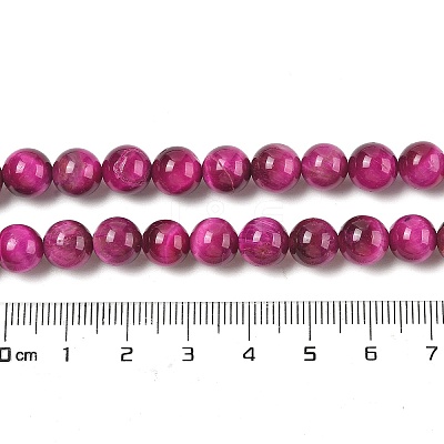 Grade AB Natural Tiger Eye Beads Strands LS-G-B133-A02-8MM-05-1