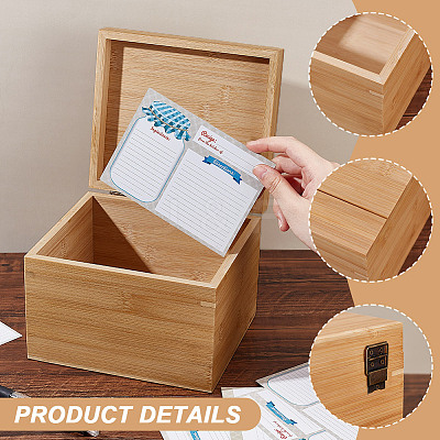 1Pc Bamboowood Boxes WOOD-NB0002-91-1