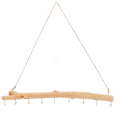 1Pc Driftwood Branch Hook Branch Hanger Rack AJEW-SP0002-31A-1