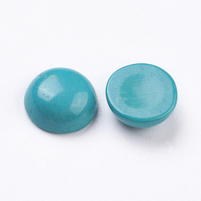 Natural Howlite Cabochons G-E482-09B-1