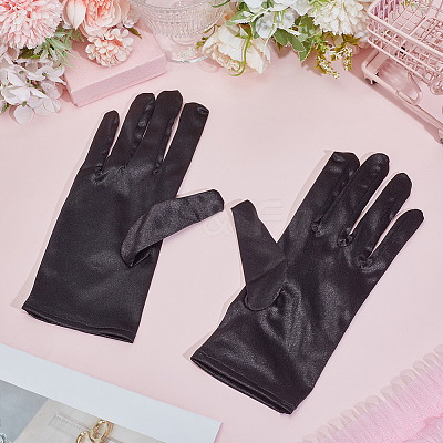 Satin Gloves AJEW-CY0002-52A-1