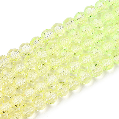 Transparent Glass Beads Strands GLAA-E036-07Z-03-1