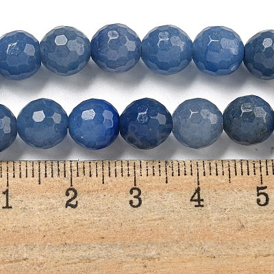 Dyed & Heated Natural Blue Aventurine Beads Strands G-E571-A10-02-1