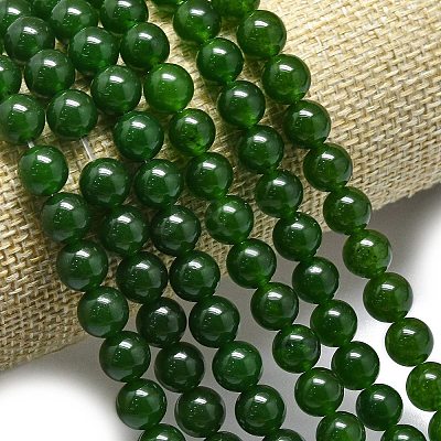 Natural Malaysia Jade Beads Strands G-L645-C01-12mm-05-1