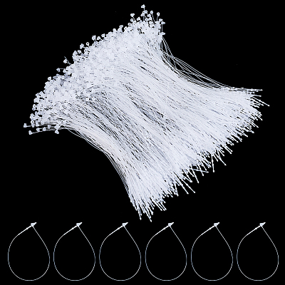 Plastic Hang Tag Fasteners FIND-WH0139-315B-01-1