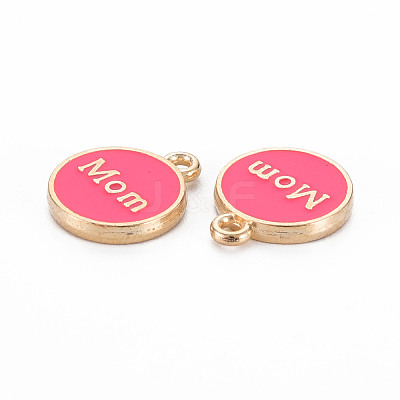 Mother's Day Alloy Enamel Charms ENAM-T016-11-RS-1