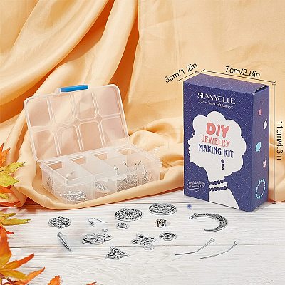 DIY Knot Drop Earring Making Kit DIY-SC0018-18-1