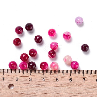 Natural Striped Agate/Banded Agate Beads G-NB0001-45A-1