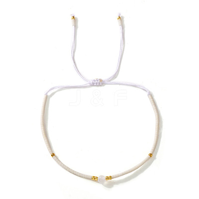 Bohemian Style Handmade Glass Seed Beaded Braided Bead Bracelets for Women LS-TS0574-2-1