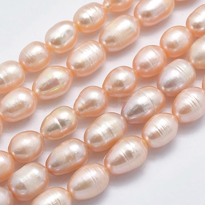 Natural Cultured Freshwater Pearl Beads Strands PEAR-F007-85A-01A-1