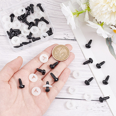 30 Sets Plastic Dog Safety Craft Noses FIND-GO0002-17B-1
