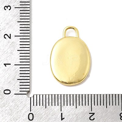 Printed Brass Pendants KK-K274-07G-18-1