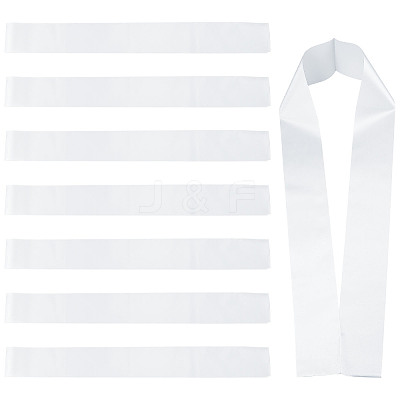 8Pcs Blank Satin Sashs AJEW-CP0001-69B-1